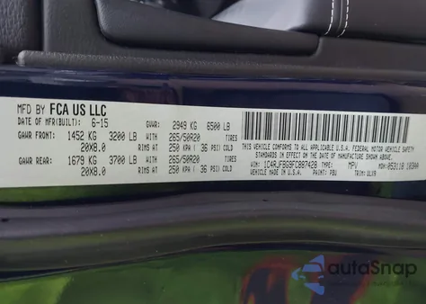 2015 Jeep Grand Cherokee Limited from USA, damaged, VIN 1C4RJFBG9FC887428